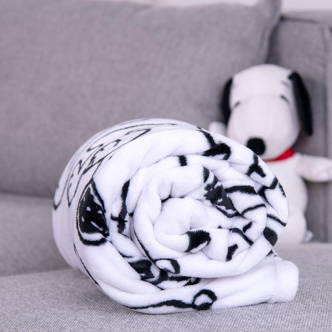 Herding Wellsoft-Decke Peanuts, 150 x 200 cm, Weiche Kuscheldecke, Polyester