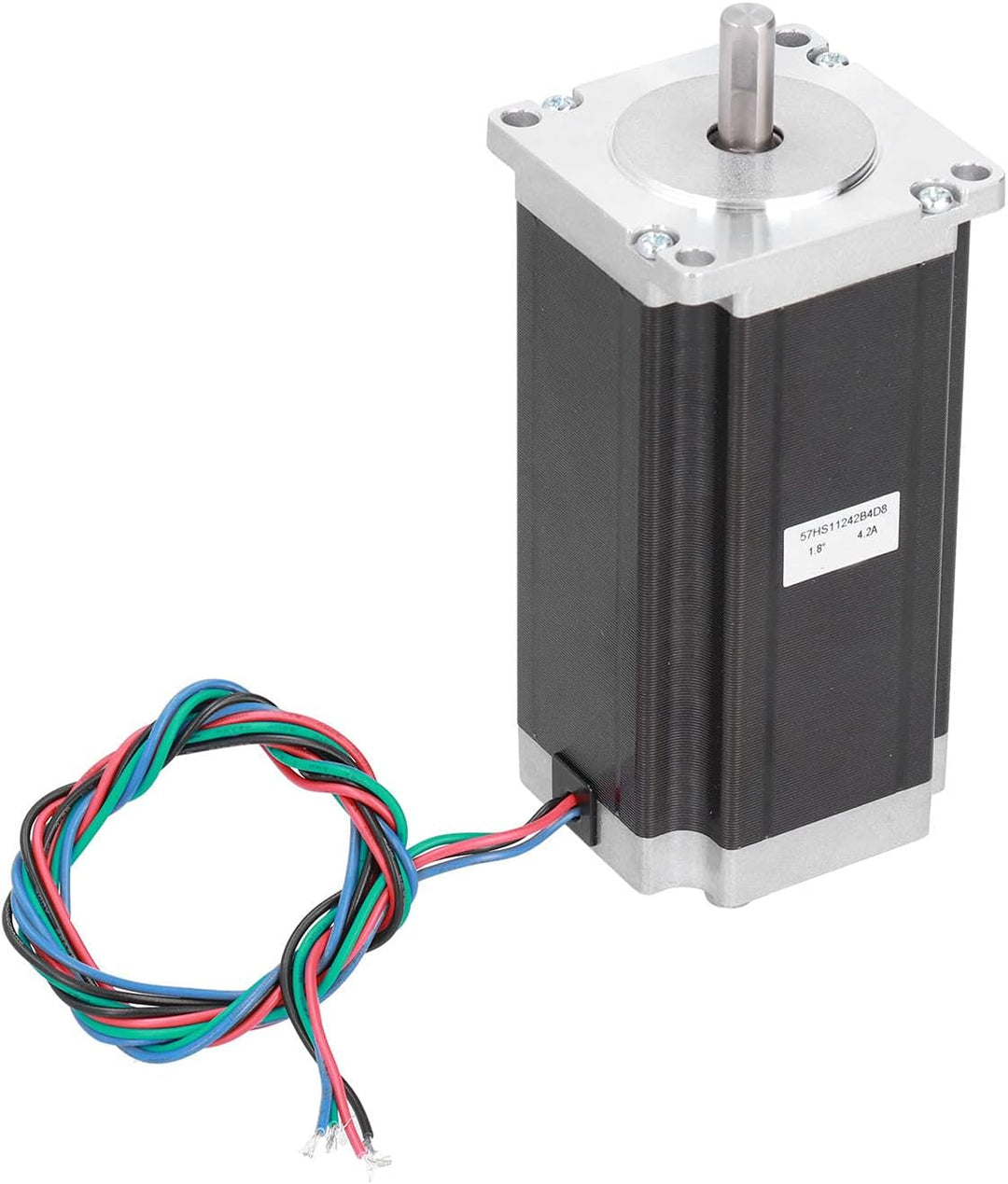 57 Schrittmotor, 24V 4.2A 3Nm High Torsion Motoren mit 8mm Welle für DIY CNC 3D Drucker(57HS11242B4D