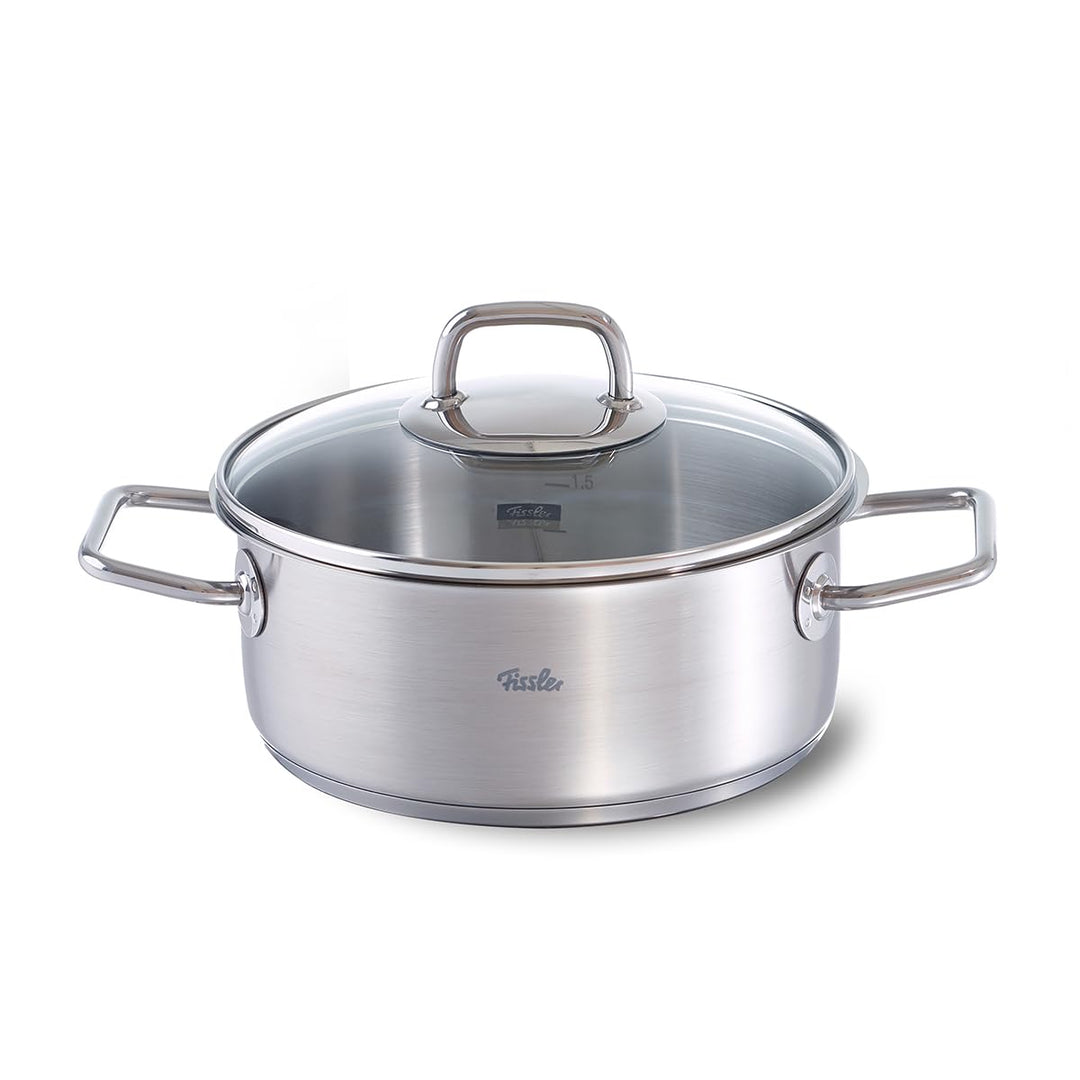 Fissler Viseo 20cm 084-127-20-001/0 Bratentopf, Edelstahl, 20 cm, 32.0x27.0x15.5 cm