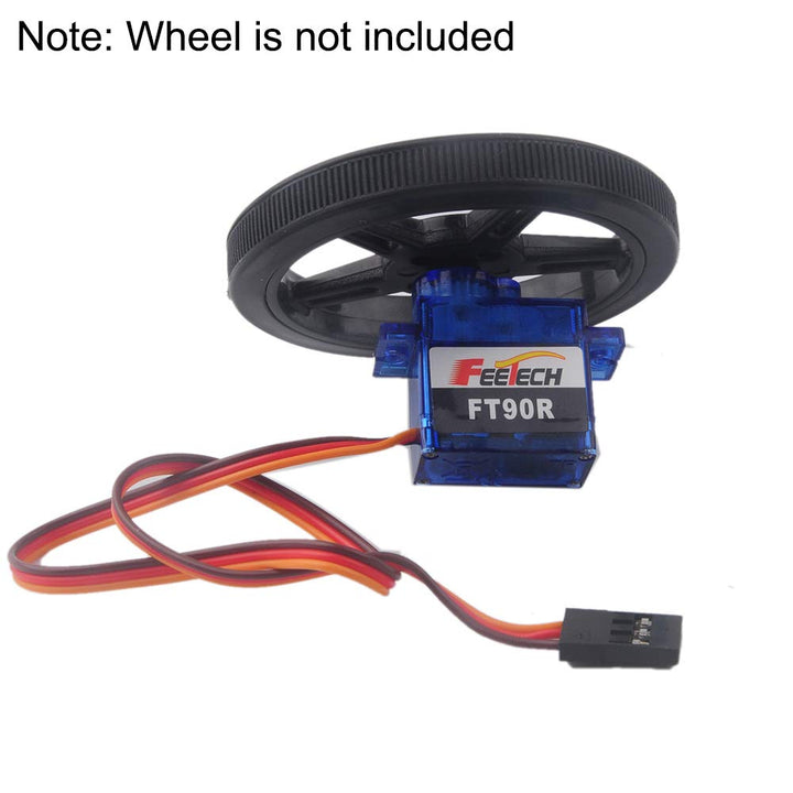 Stemedu FT90R Digital Micro Servo Motor 9G for RC Airplane Robot Helicopter Remote Control, 360 Degr