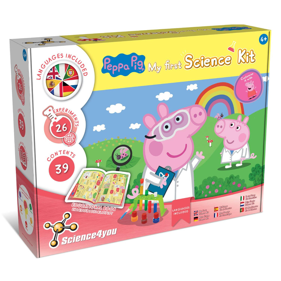 Science4you Mein Erster Experimentierkasten mit Peppa Wutz - Wissenschaftskit Peppa Wutz Spielzeug,