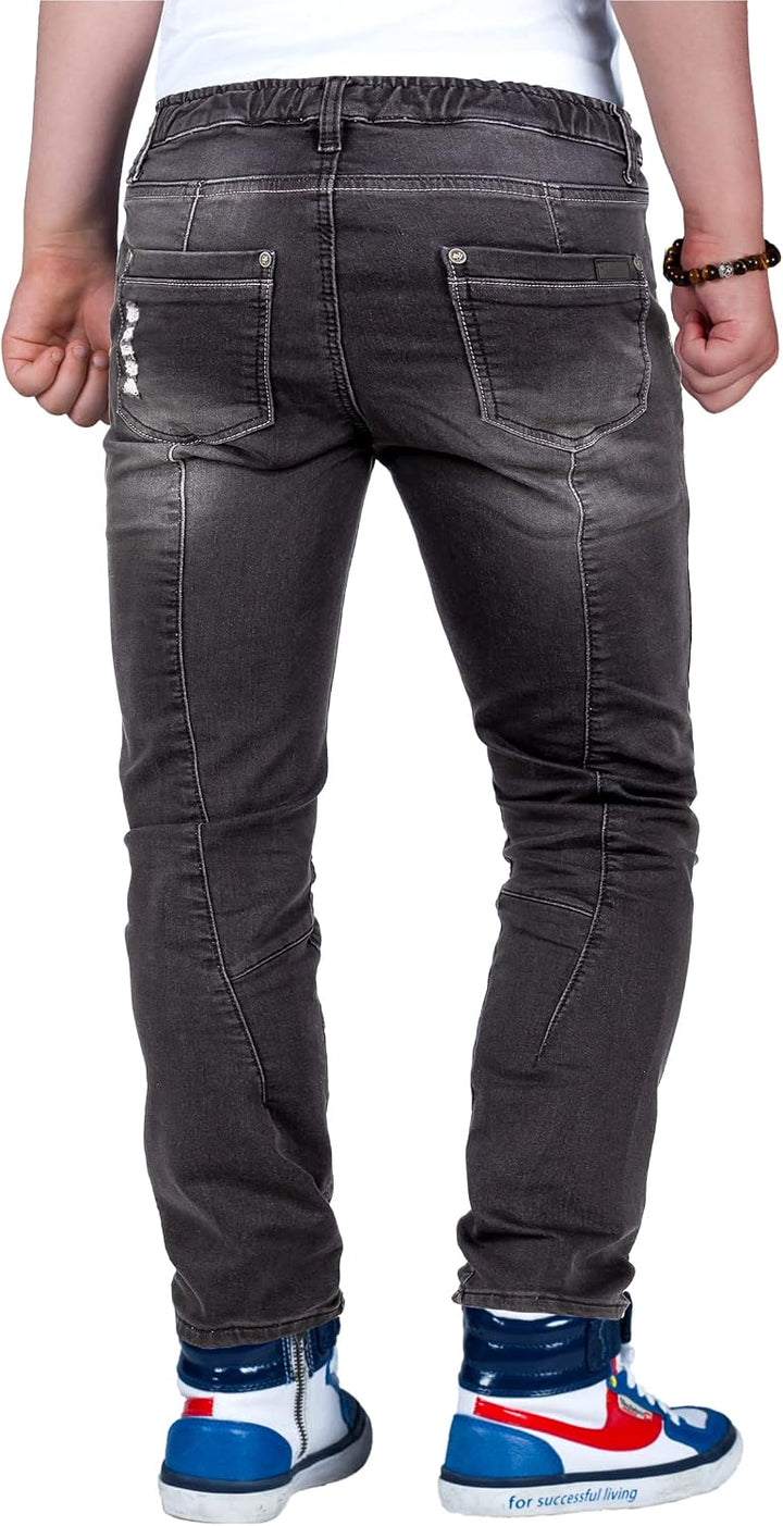 Reichstadt Jungen Kinder Hosen Jeans Jogging Biker Used 6-16 Jahre 158 Schwarz - Rs105, 158 Schwarz