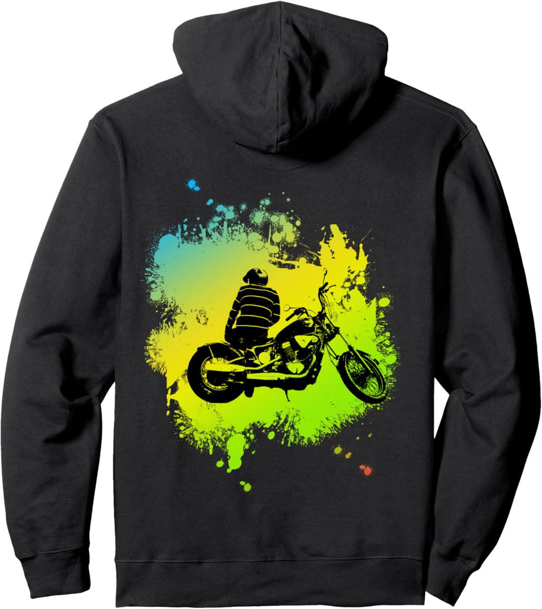 Motorrad Bike für Motorradfahrer und Biker Pullover Hoodie