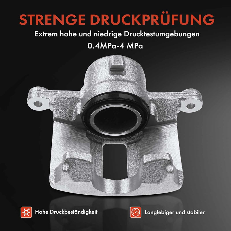 Frankberg Bremssattel Bremszange Vorne Links Kompatibel mit Micra II K11 1.0L-1.5L 1992-2003 Replace