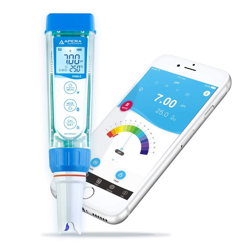 Apera Instruments PH60-Z Smart PH Messgerät (unterstützt durch die ZenTest Mobile App), AI3711