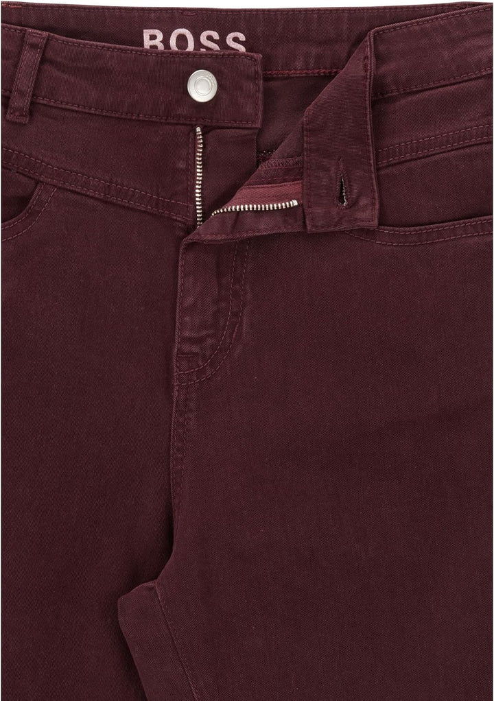BOSS Damen Jeans 25 Dunkelrot, 25 Dunkelrot