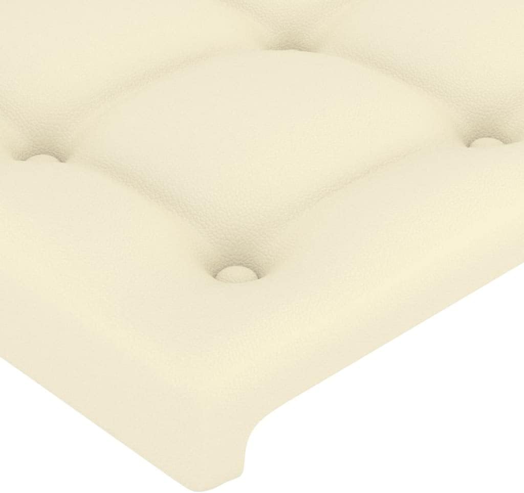 vidaXL Kopfteil, Bettkopfteil mit Holzbeinen, Höhenverstellbar Polsterkopfteil für Bett, Betthaupt B