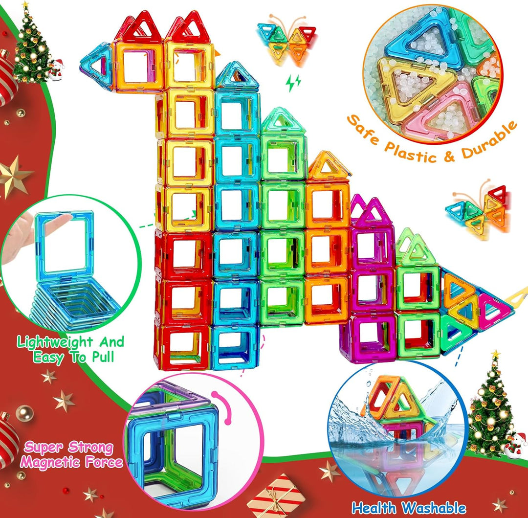 Magnetische Bausteine Spielzeug ab 3 Jahre alte Magnetspielzeug Magnete für Kinder Geschenk für Mädc