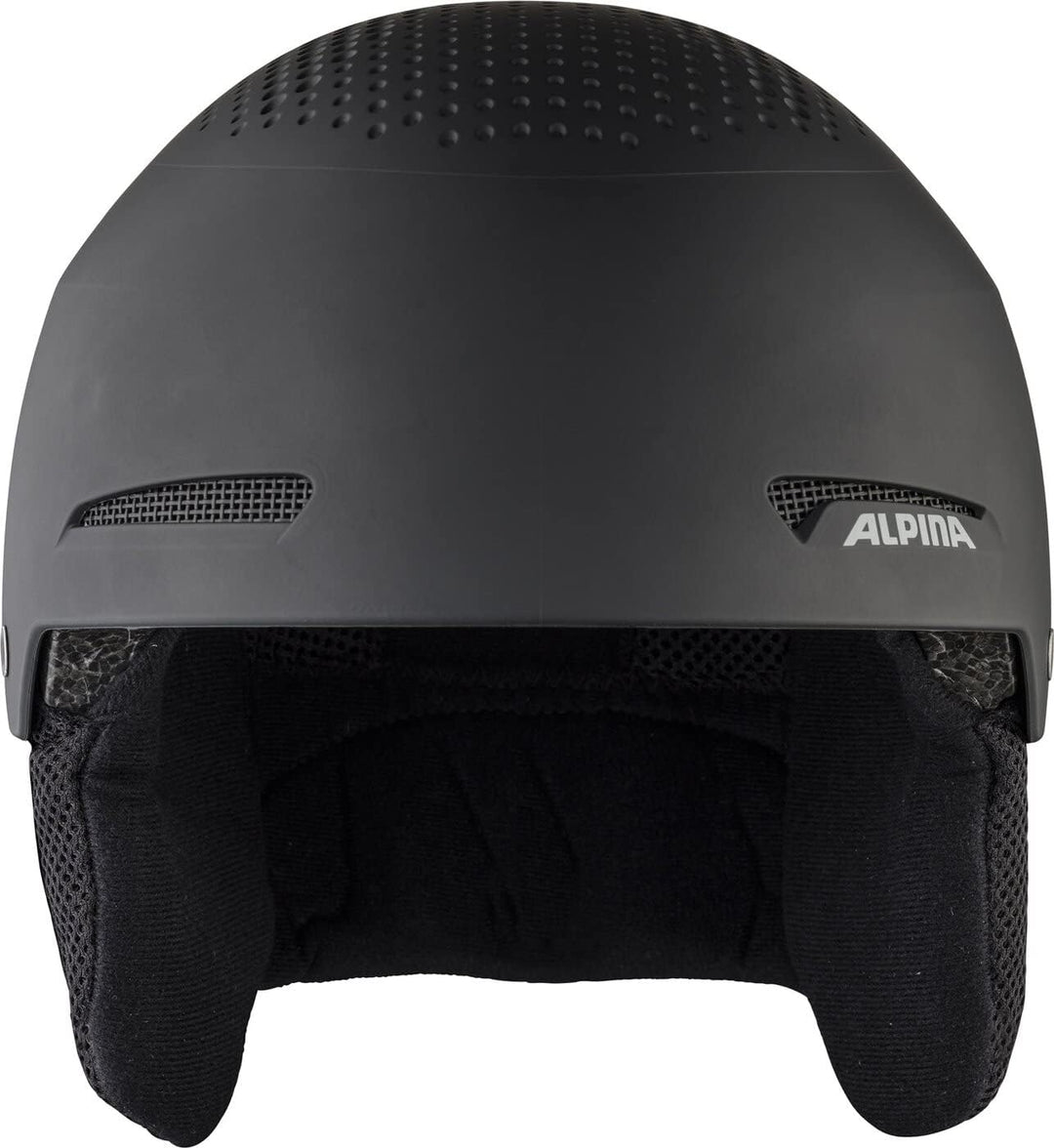 ALPINA ZUPO - Sicherer, Stossabsorbierender, Belüfteter & Schlagfester Skihelm Für Kinder black matt