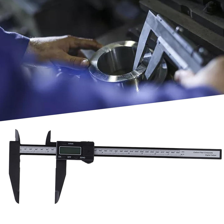 150/300 Mm Leichtes Digitales Elektronisches Messschieber-Carbon-Lineal mit Langem Backen-Messwerkze