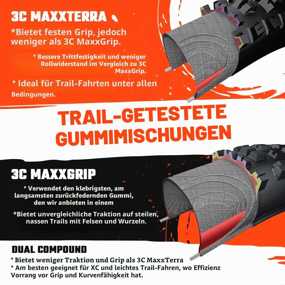 Maxxis Reifenmantel Ikon Exo TR 29X220 3C K 120TPI 29 x 2,20 Schwarz, 29 x 2,20 Schwarz