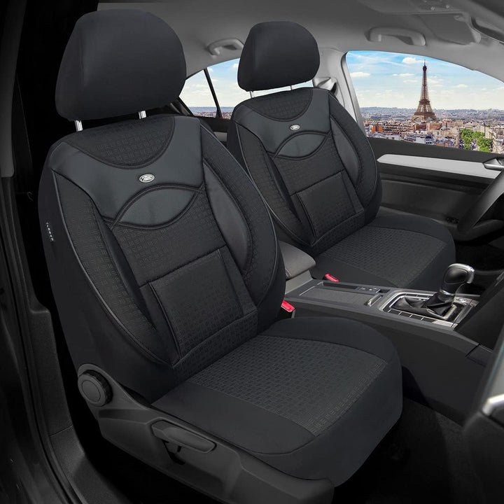 BREMER SITZBEZÜGE Mass Auto Schonbezüge kompatibel mit Ford Kuga 2 Fahrer &amp; Beifahrer Set ab 2012-20