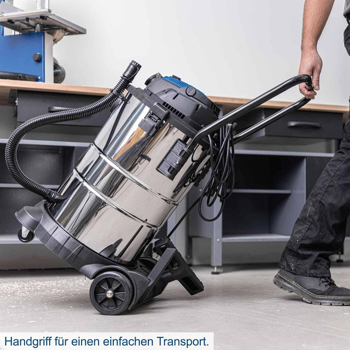 Scheppach Nass- / Trockensauger VC50 Nasssauger | 50L Edelstahlbehälter & Zubehör | 1400W Leistung |