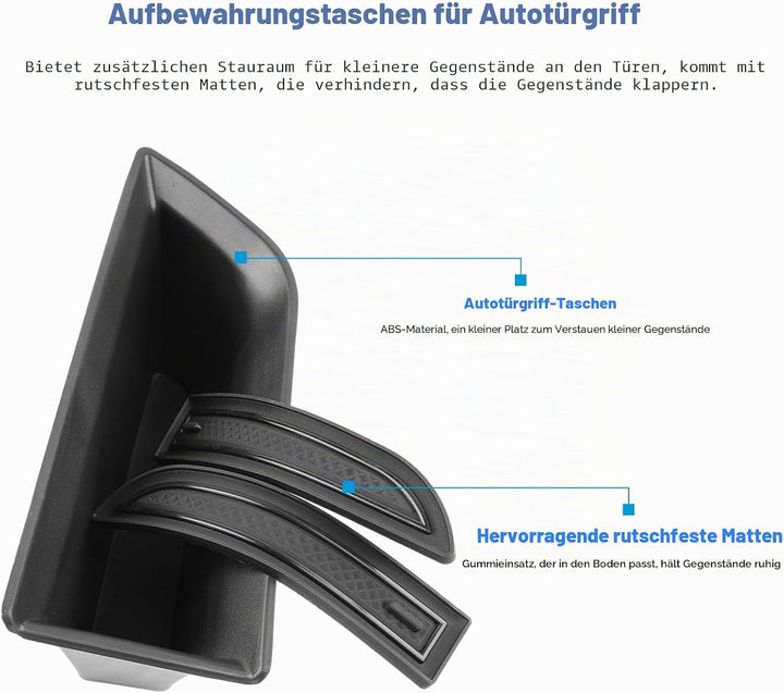 CDEFG Kompatibel mit Renault Austral E-Tech Hybrid 2022-2024 2025 Auto Aufbewahrungsbox Austral Auto
