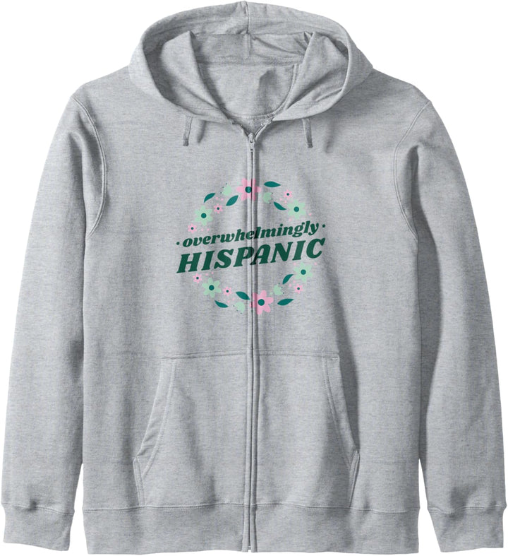 Überwältigend hispanisch l Niedliche florale lateinische Kapuzenjacke