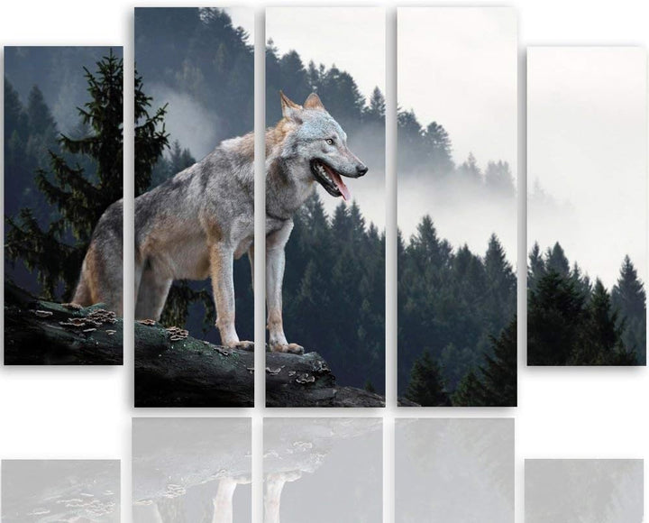 Feeby. Wandbild - 5 Teile - Deko Bilder, gedrucktes Bild, Deco Panel, Foto, Kunstdrucke, 5-Teilig, T