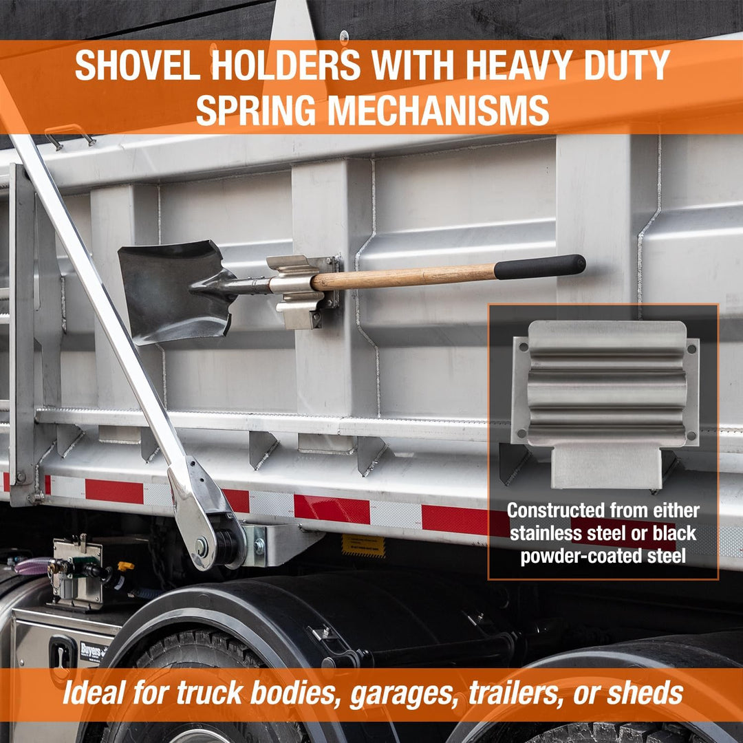 Buyers Products SH675SS Schaufelhalter aus Edelstahl für LKW-Karosserie