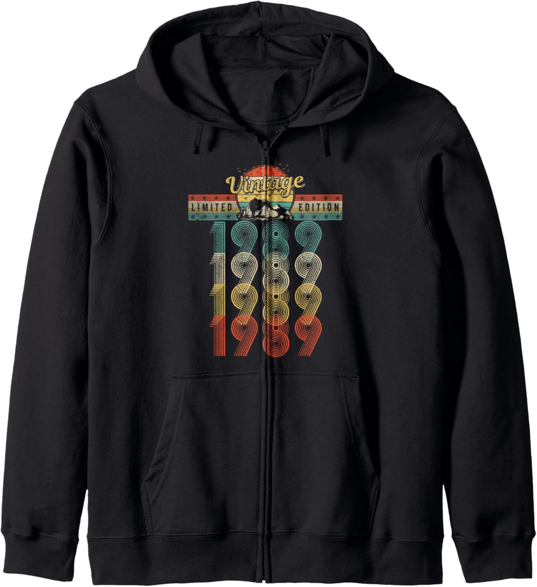Geburtstag Jahrgang 1989 Retro Vintage Geburtsjahr 1989 Kapuzenjacke