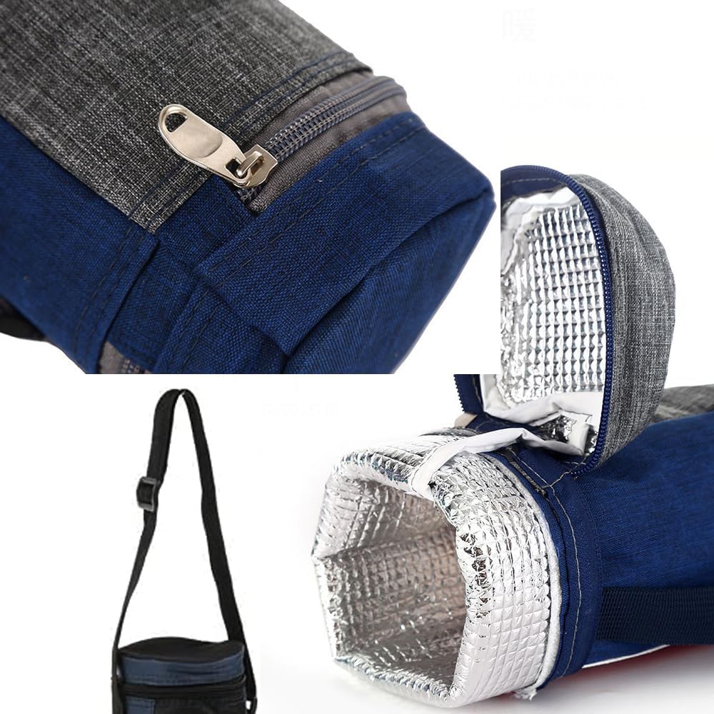 2PCS Tragetasche für Flaschen, 2 L wasserdichte Isolierte Kühltasche Oxford Tragetasche für Wasserfl