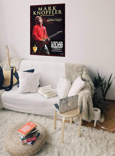 Mark Knopfler - Golden Heart, Frankfurt 1996 » Konzertplakat/Premium Poster | Live Konzert Veranstal