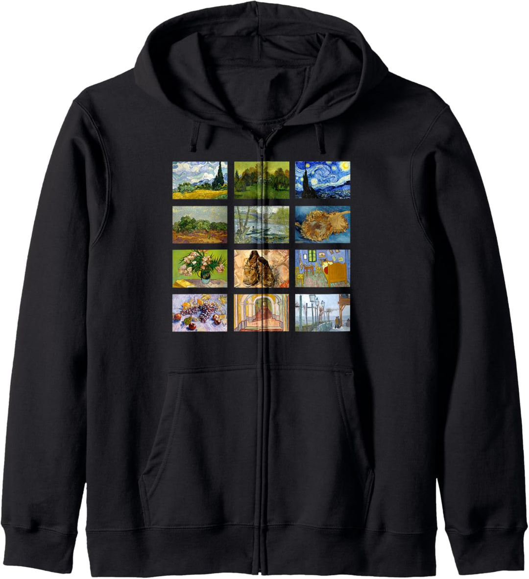 Van Gogh Famous Vintage Art Classic Paintings Stylish Design Kapuzenjacke