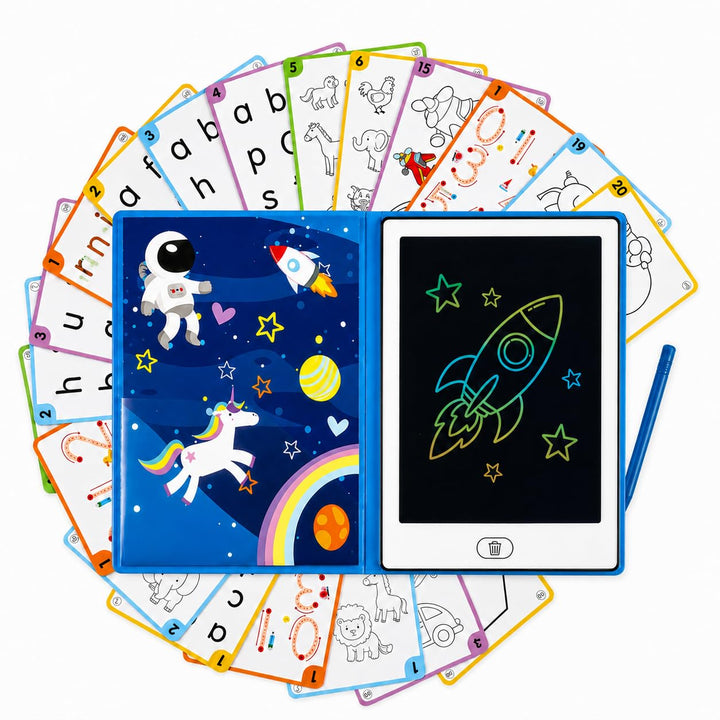 Big Minds - Maltafel Zaubertafel Buchformat | LCD Schreibtafel Kinder | Drawing Tablet Ideal Für Kin