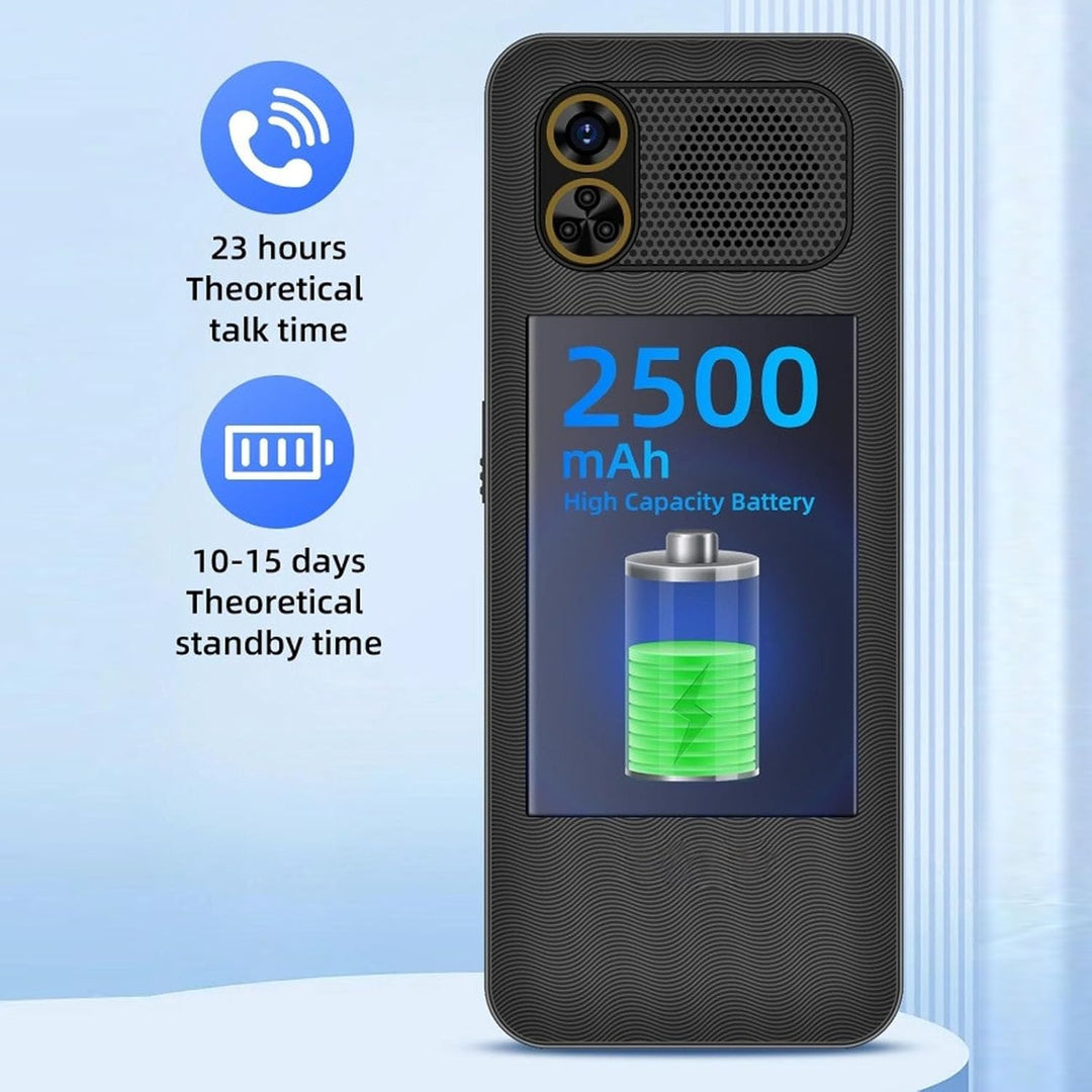 Fockety 4G -Handy für Senioren, 2,6 -Zoll -HD -Bildschirm Dual SIM -Mobiltelefon für ältere Menschen