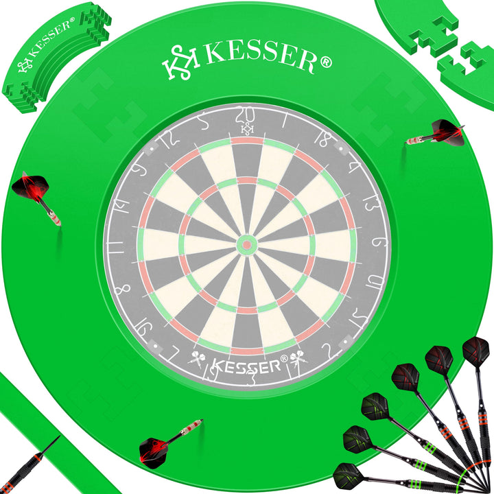 KESSER® Dartscheibe Catchring Schutzring Ø45cm | Auffangring rund Stabiler Wandschutz Zubehör | pass