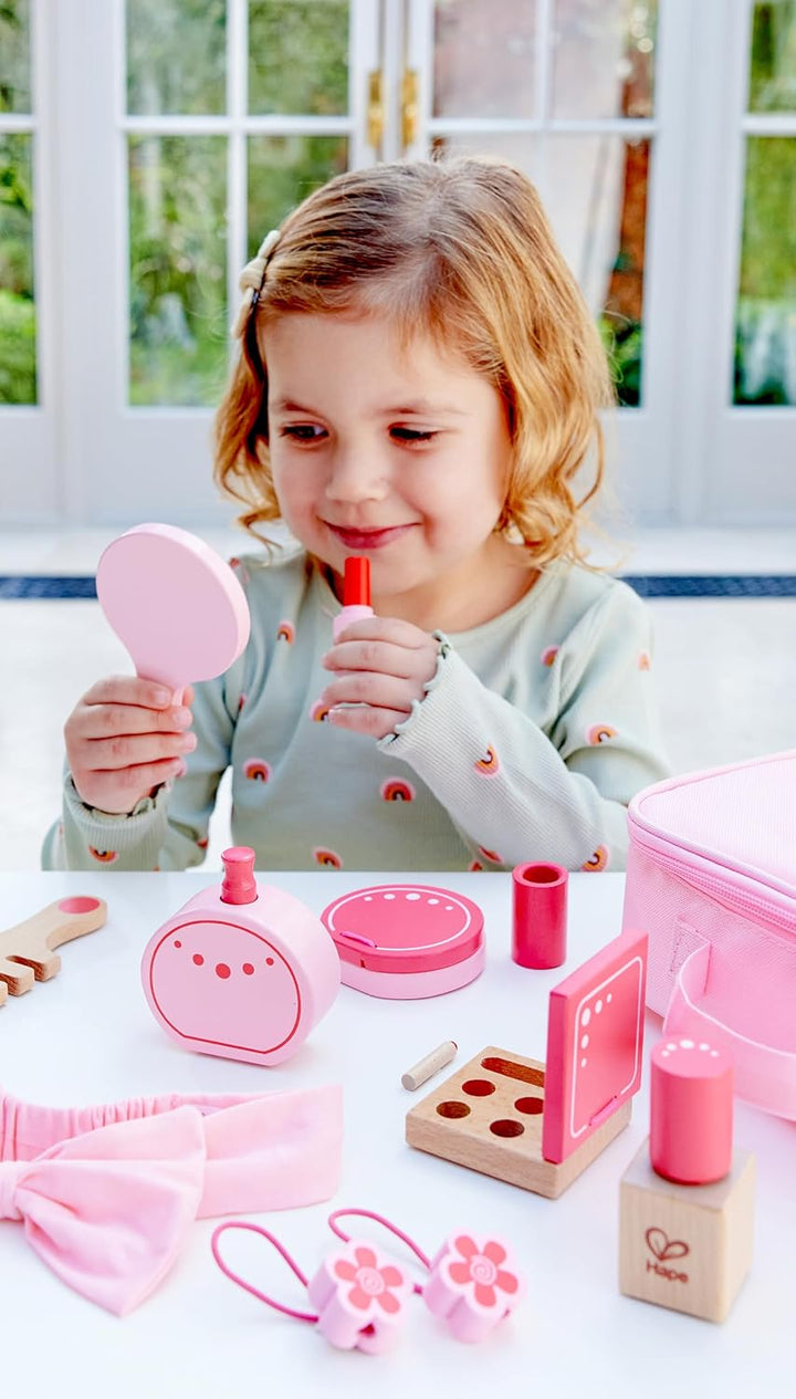 Hape Beauty-Kollektion, Rollenspiel-Set Beauty, ab 3 Jahren, rosa
