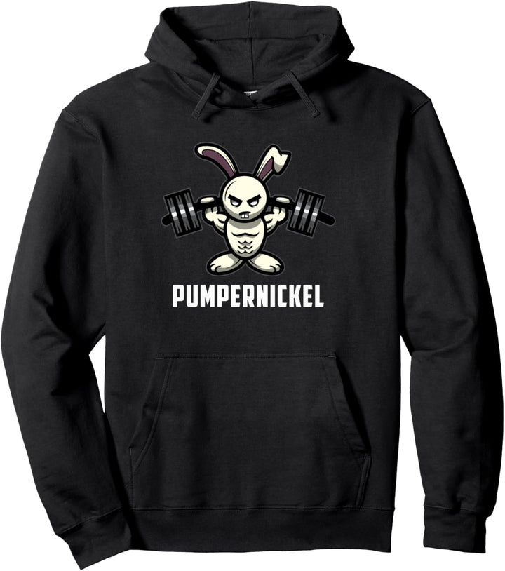 Pumpernickel - Fitness Gym Hase Workout Sport Training Hase Pullover Hoodie