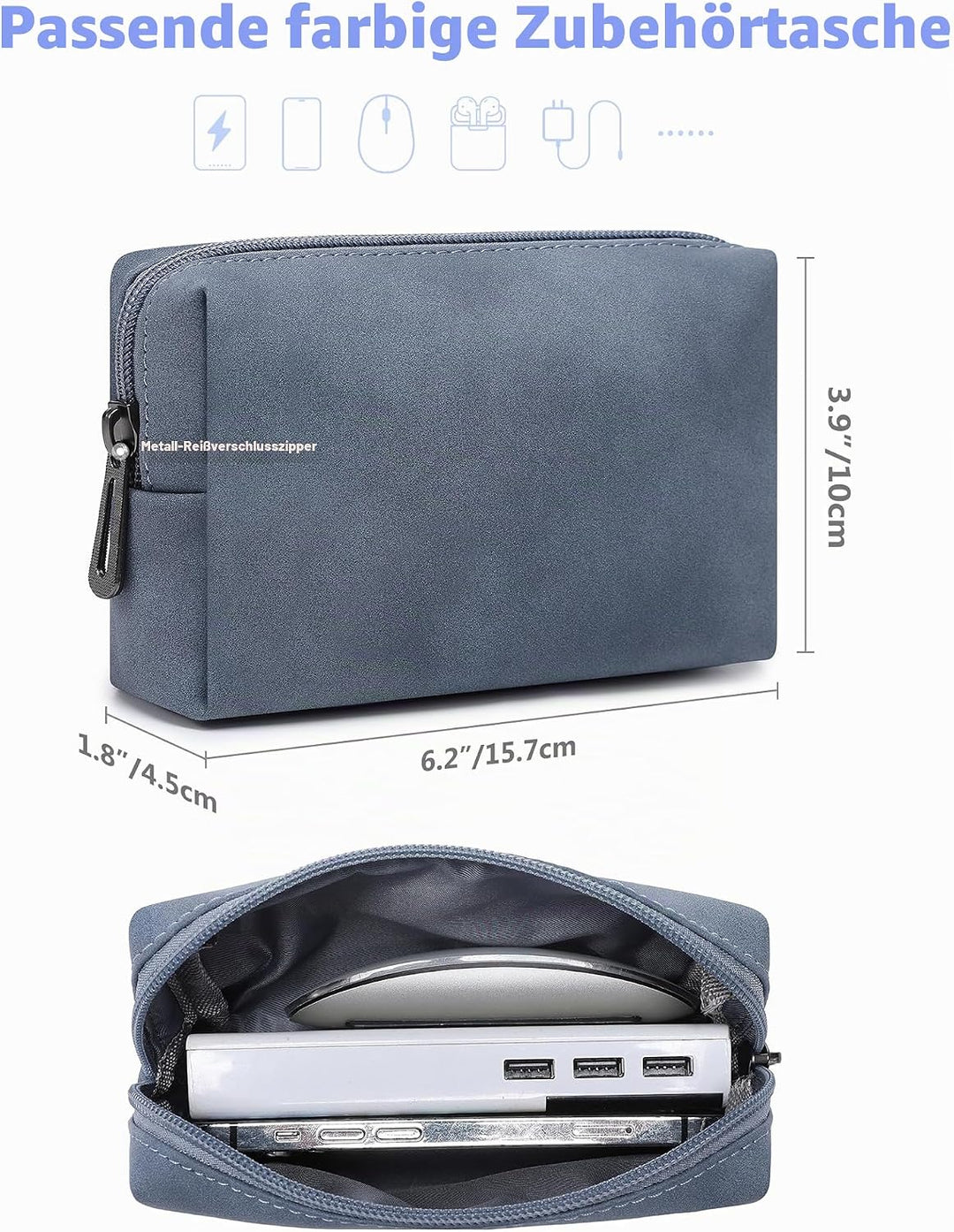 HYZUO 13,3-14 Zoll Laptop Hülle Tasche mit Standfunktion für MacBook Pro 14 M5/M4/M3/M2/M1 2026-2021