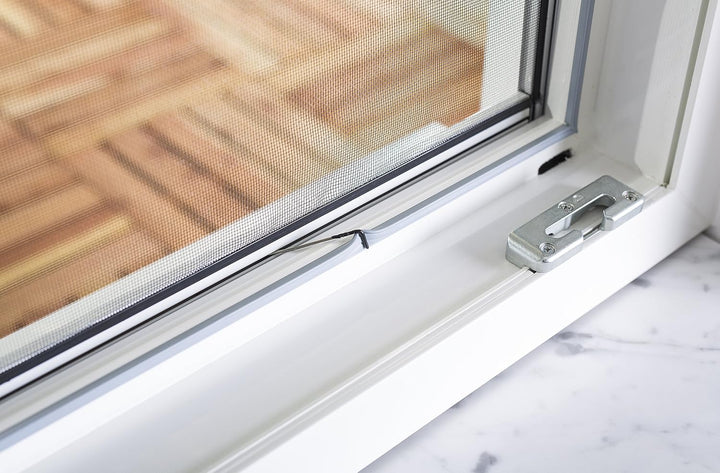 hecht international 100690501-VH Fliegengitter Fenster MASTER SLIM 80x100 cm in Weiss, 80 x 100 cm