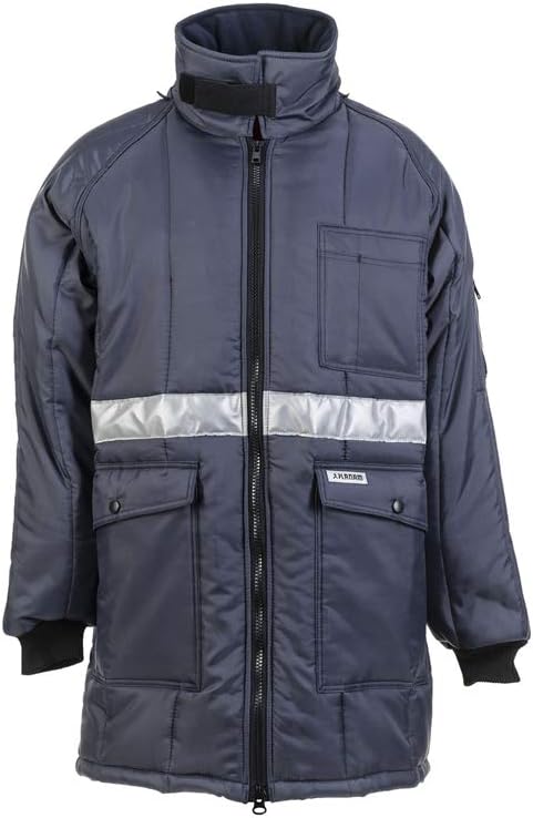 Planam Grösse XXXL Herren Kühl-/Gefrierhaus Kühlhaus Parka marine Innenfutter rot Modell 5121