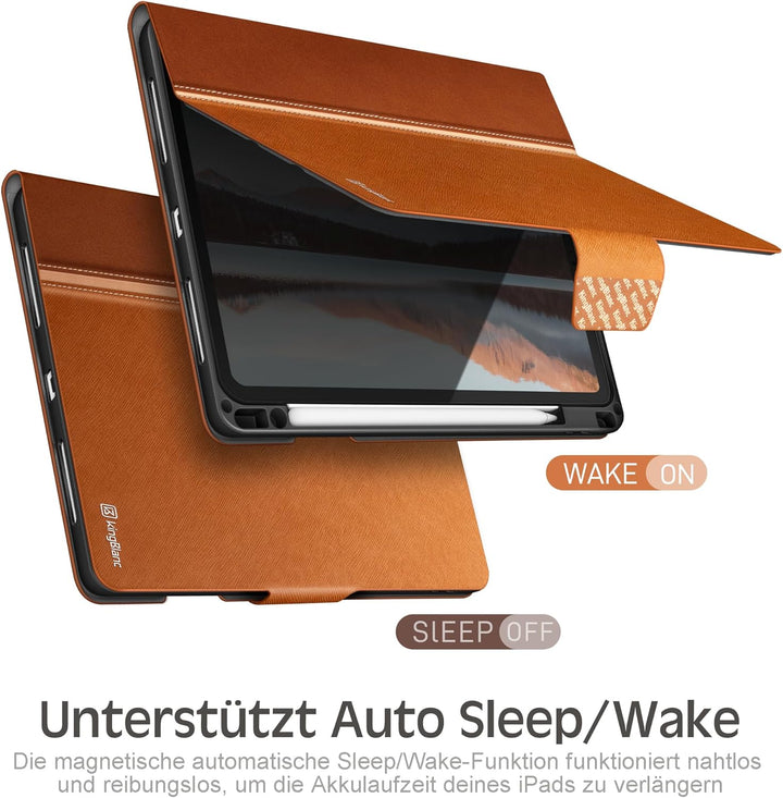 KingBlanc Hülle für iPad Air 11 Zoll M3/M2 (2025/2024), Air 5. Generation 2022 & Air 4. Gen 2020 10,