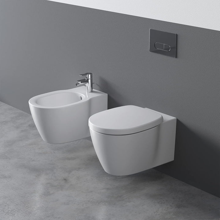 Ideal Standard E712801 Original Connect WC-Sitz, Wrapover-Design aus Kunststoff (Duroplast), Weiss (