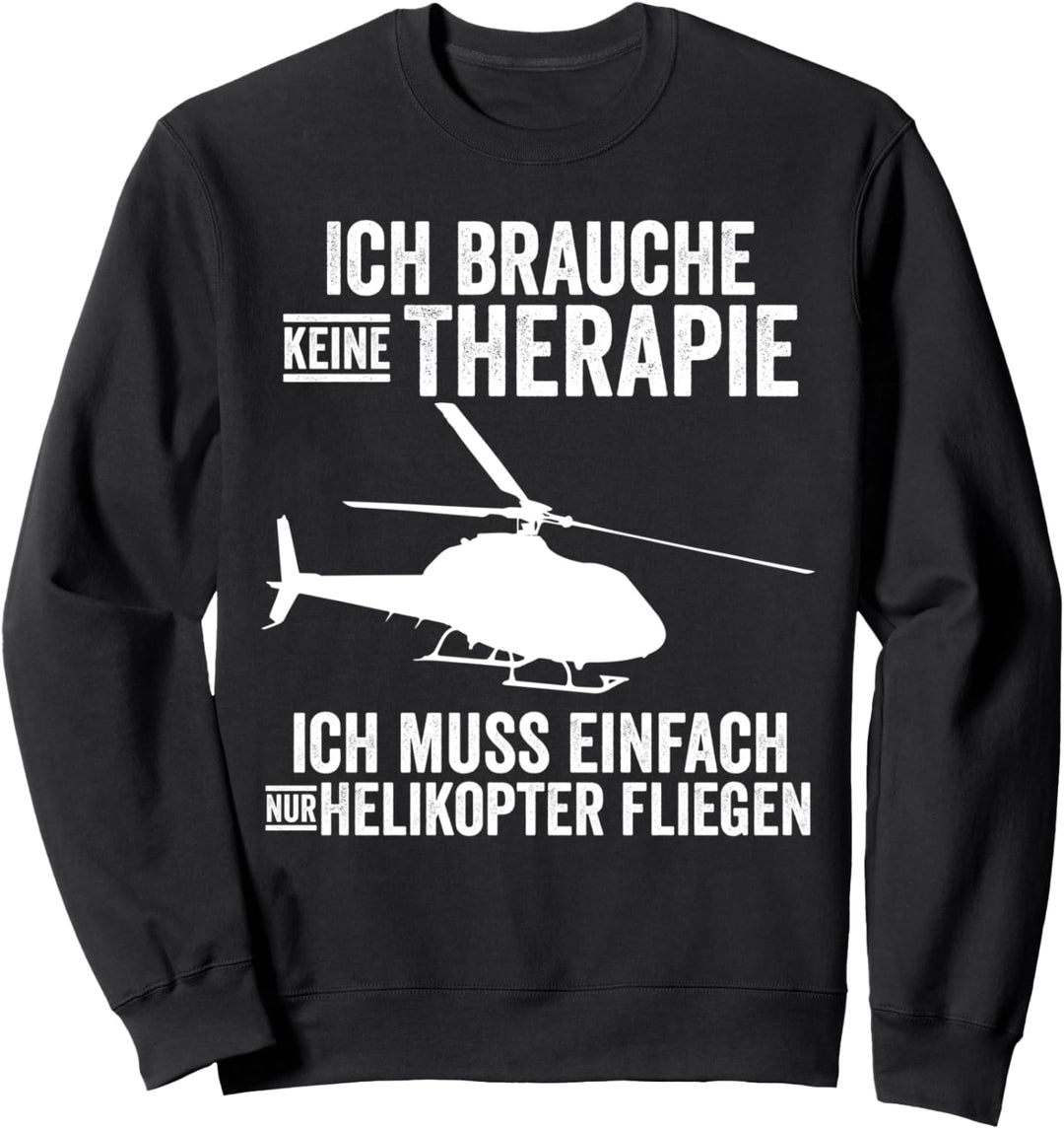 Helikopter Hubschrauber Heli Bundeswehr Fliegen Sweatshirt