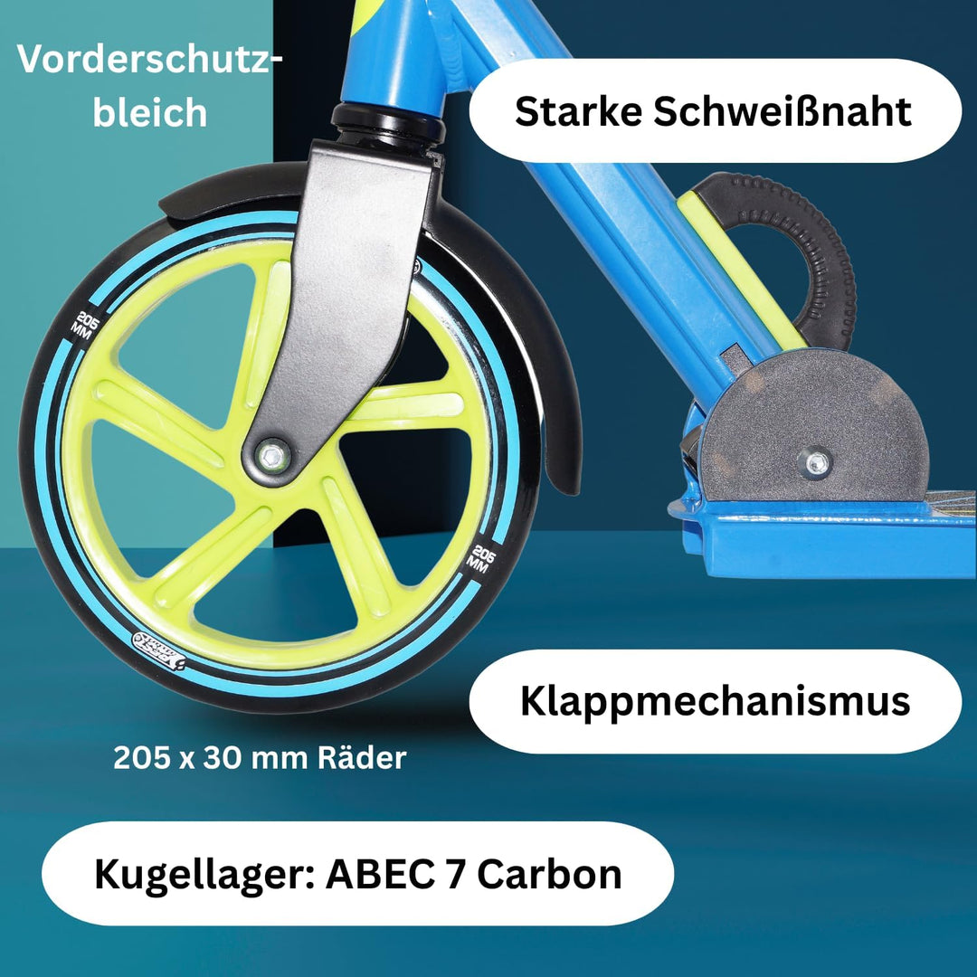 Best Sporting Scooter Erwachsene I klappbarer Roller mit Ständer I hochwertiger City-Roller für Erwa