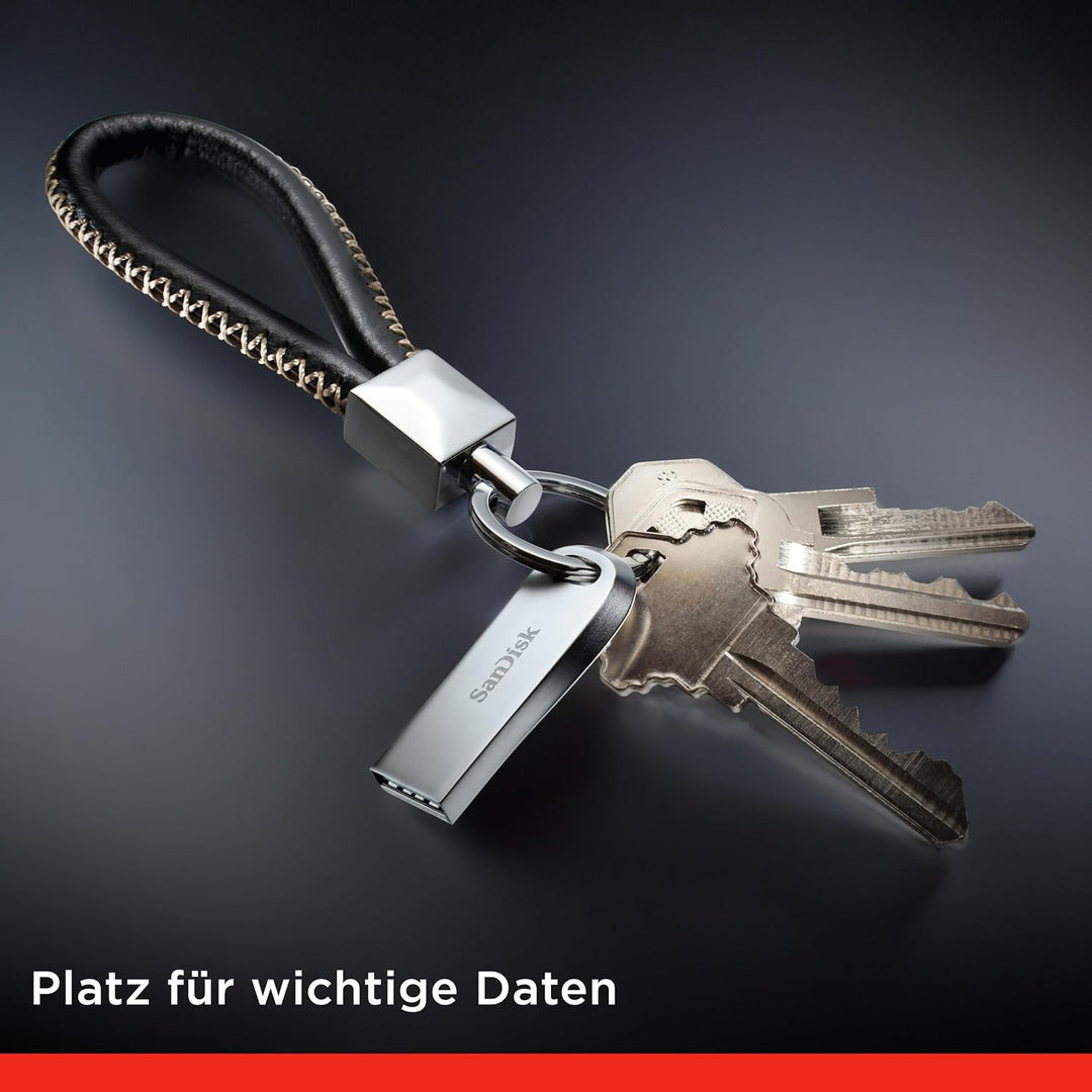 SANDISK Ultra Luxe USB Type-A USB Flash-Laufwerk 512 GB (USB 3.2 Gen 1- und USB 3.0-fähig, 400 MB/s,