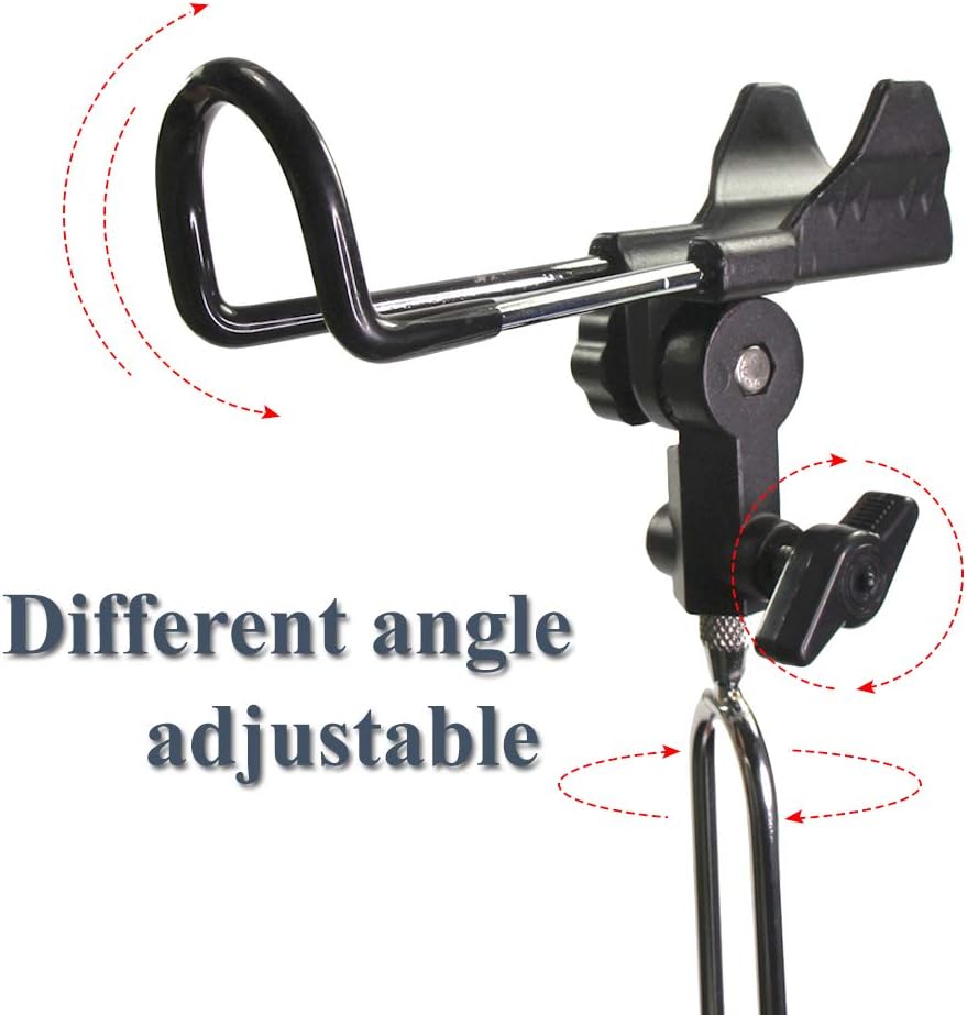Croch 2 x Rutenhalter 360° Verstellbar Hallter für Angelruten Edelstahl Stark und Stabil Nue Version