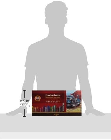 Koh-I-NOOR Toison D 'or 8556 Künstler-Extra weiche Pastellkreiden (48 Stück)