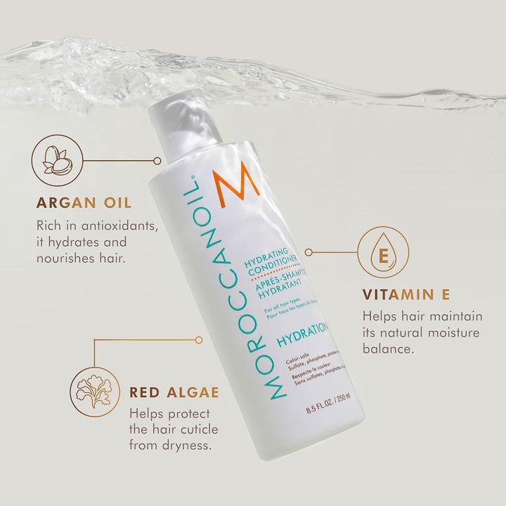 Moroccanoil Feuchtigkeitsspendender Conditioner 250 ml (1er Pack) Bundle mit Moroccanoil 25 ml, 250