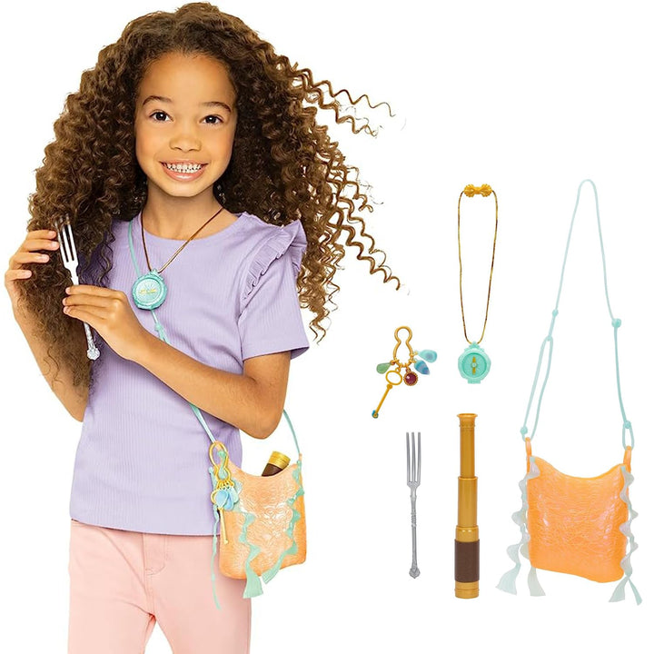 Disney The Little Mermaid Arielle Schatztasche mit abnehmbarem Schlüsselring und Charms, erweiterbar