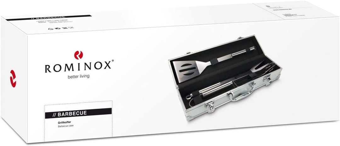 ROMINOX Geschenkartikel Grillkoffer // Barbecue – Grillzubehör, BBQ, Barbecue, Profi-Grillausrüstung
