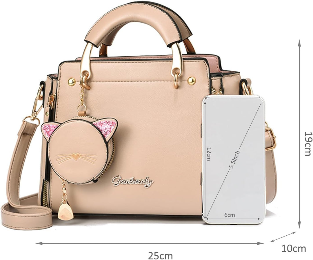 NICOLE & DORIS Frauen Umhängetasche Klein Tasche Mode Handtaschen Damen Kuriertaschen Handytasche Mä