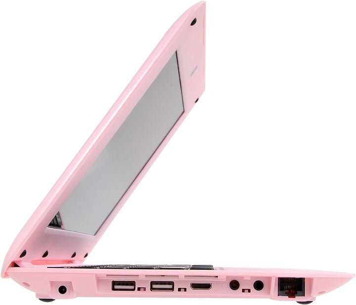 Bigmachine Laptop 10 Zoll Android 6.0 Quad Core Mini Computer Netbook, Rosa, Rosa