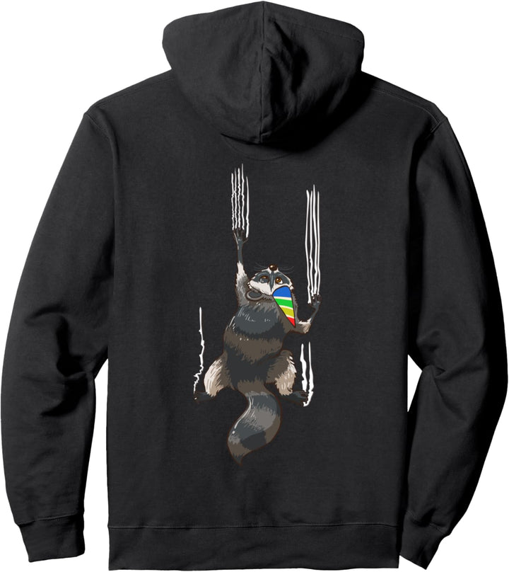 Waschbär Geburtstagsparty Geschenk für das Geburtstagskind Pullover Hoodie