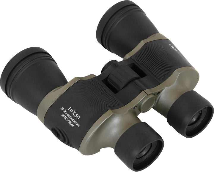 Albatross 10x50 Fernglas | für Jugendliche und Erwachsene | Kompakt & klein | Dachkant BK-7 Optik |