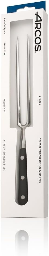 Arcos Serie Riviera - Tranchiergabel - Klinge aus Nitrum geschmiedetem Edelstahl 180 mm - HandGriff