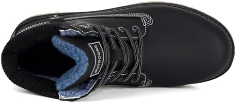 Unisex Winterstiefel Warm Winterschuhe Gefütterte Stiefeletten Wasserdicht Boots Gr.36-47 37 EU Schw