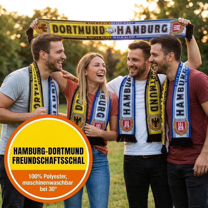 Generisch Hamburg-Dortmund Freundschaftsschal